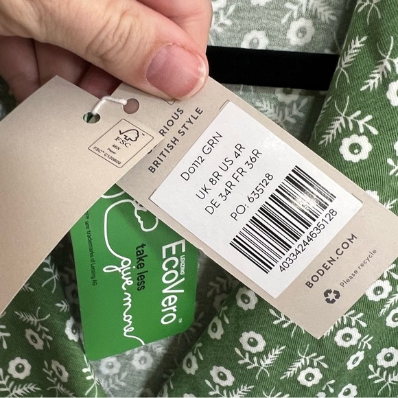 *NEW* Boden Fixed Wrap Jersey Dress - Picture 10 of 16